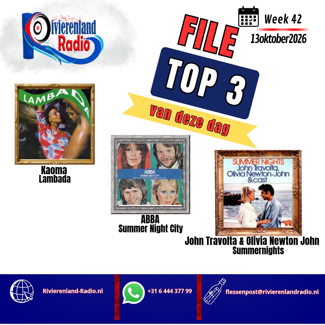 Drie heerlijke klassiekers in de File Top 3 bij Rob de Vaan!
